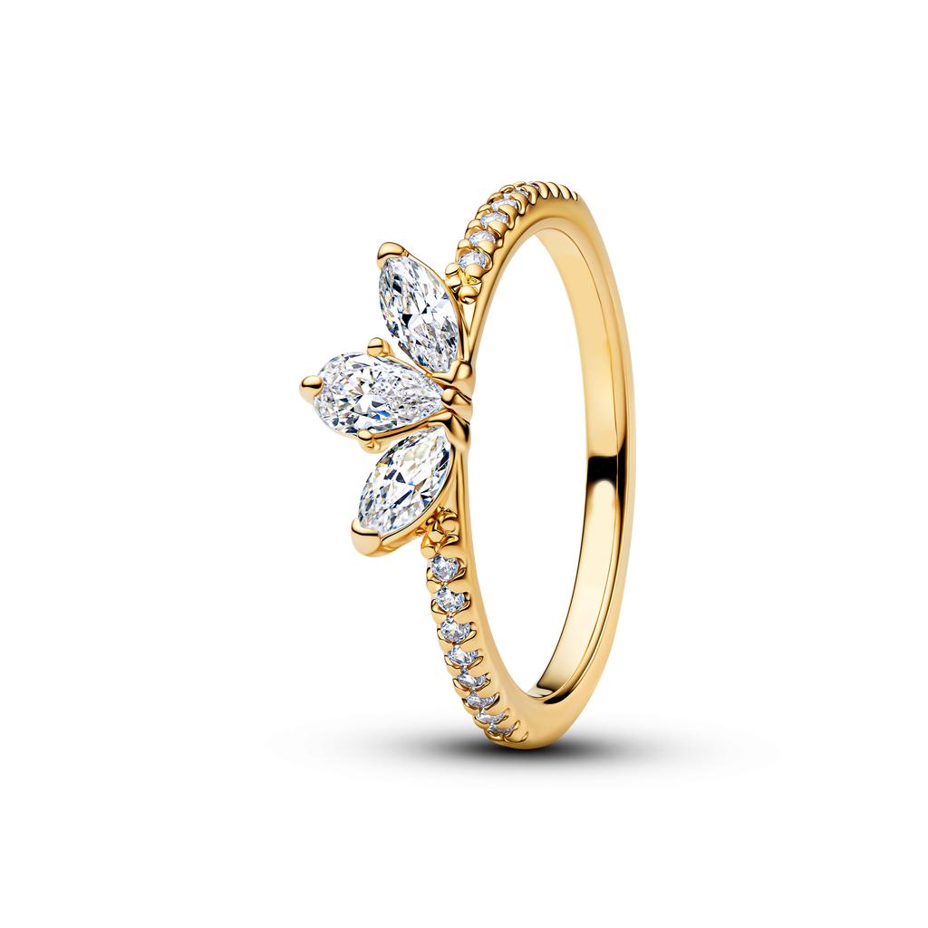 Newest Copper Butterfly Rings Heart Zircon Sparkling Engagement Wedding Pink Bow Ring Luxury Jewellery Gifts High Quality