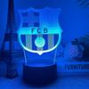 Night Led 3d Light Football Desk Lamp Illuminating Lights 7 Color Remote Gift