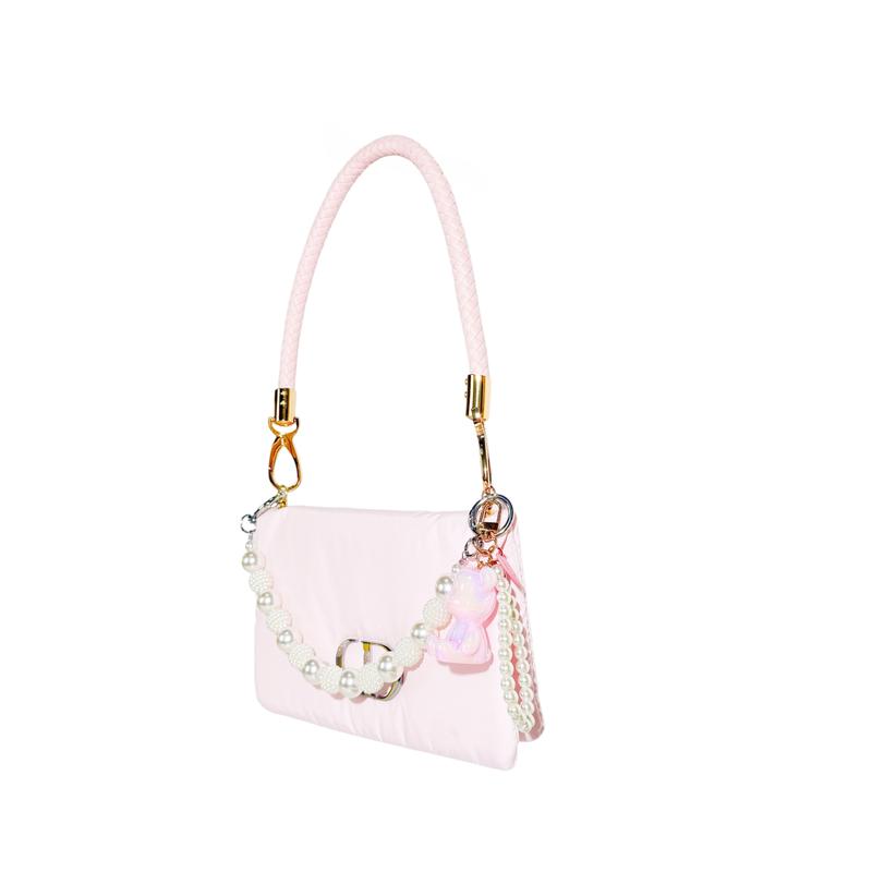 DIOR DIY Style Cosmetic Bag Cute Bear Love Powder Niche High-end Cute Versatile Atmosphere Trendy Sweet Fashion Simple Classic Classic New