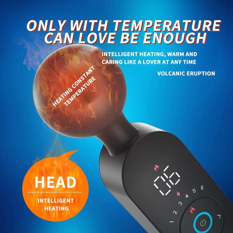 AV Intelligent Heating 6-speed Adjustment Masturbator Vibrator Stick for Women Sextoy Magic Wand Clitoris Stimulator