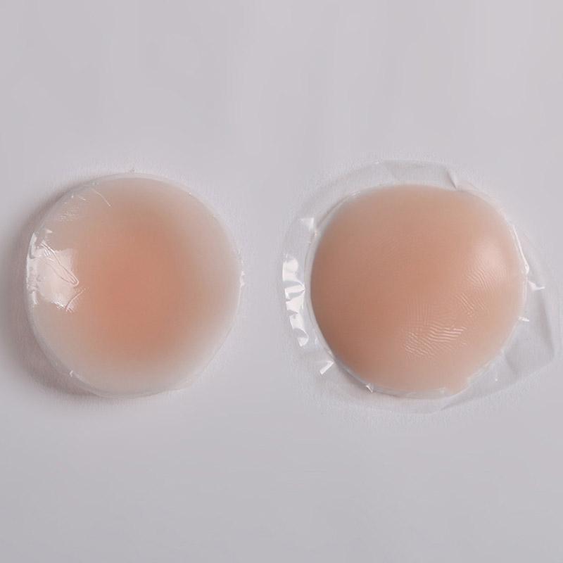 1pair Reusable Soft Silicone Round Petal Invisible Nipple Cover Pad Pasties Adhesive Nude Bra