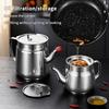Stainless Steel Filter Oil Pot Stainless Steel Household Leak-Proof Wine Pot Pouring Oil Bottle Seasoning Tank Kitchen Tool