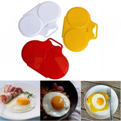 Portable Plastic Microwave Cooking Eggs Steamer Convenient Kitchen Cooking Mold Egg Poacher Kitchen Gadgets Fried Egg Tool