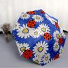 1pc Ladybug Daisy Automatic Open/Close Umbrella Compact Folding Umbrella, All-Season Portable Umbrella for Women/Men F1124023