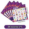 India In Diwali Festival Bingo Card Game Set With Stickers Call Supplies Cards