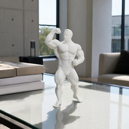 3D tištěná figurka kulturisty svalovce, Mini ozdoba na stůl pro fitness sportovce, Detailní PLA socha pro posilovnu, kancelář, herní sestavu, Kreativní dárek pro