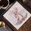 20Pcs/pack Christmas Series Printed Paper Disposable Table Dinner Napkin Tissues Xmas Party Decoration
