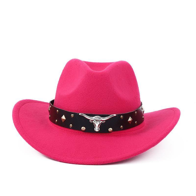 Tibetan Top Hat, Western Cowboy Hat, Tibetan Felt Hat, Cow Head, Grassland, Plateau Ethnic Style Outdoor Hat