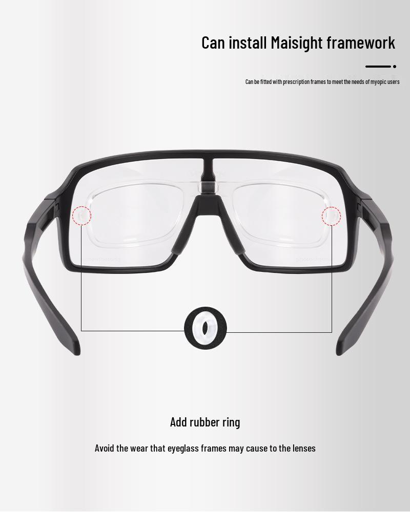 SCVCN Photochromic Cycling Goggles - Day/Night Use, UV Protection, Windproof, Outdoor Sport Sunglasses.