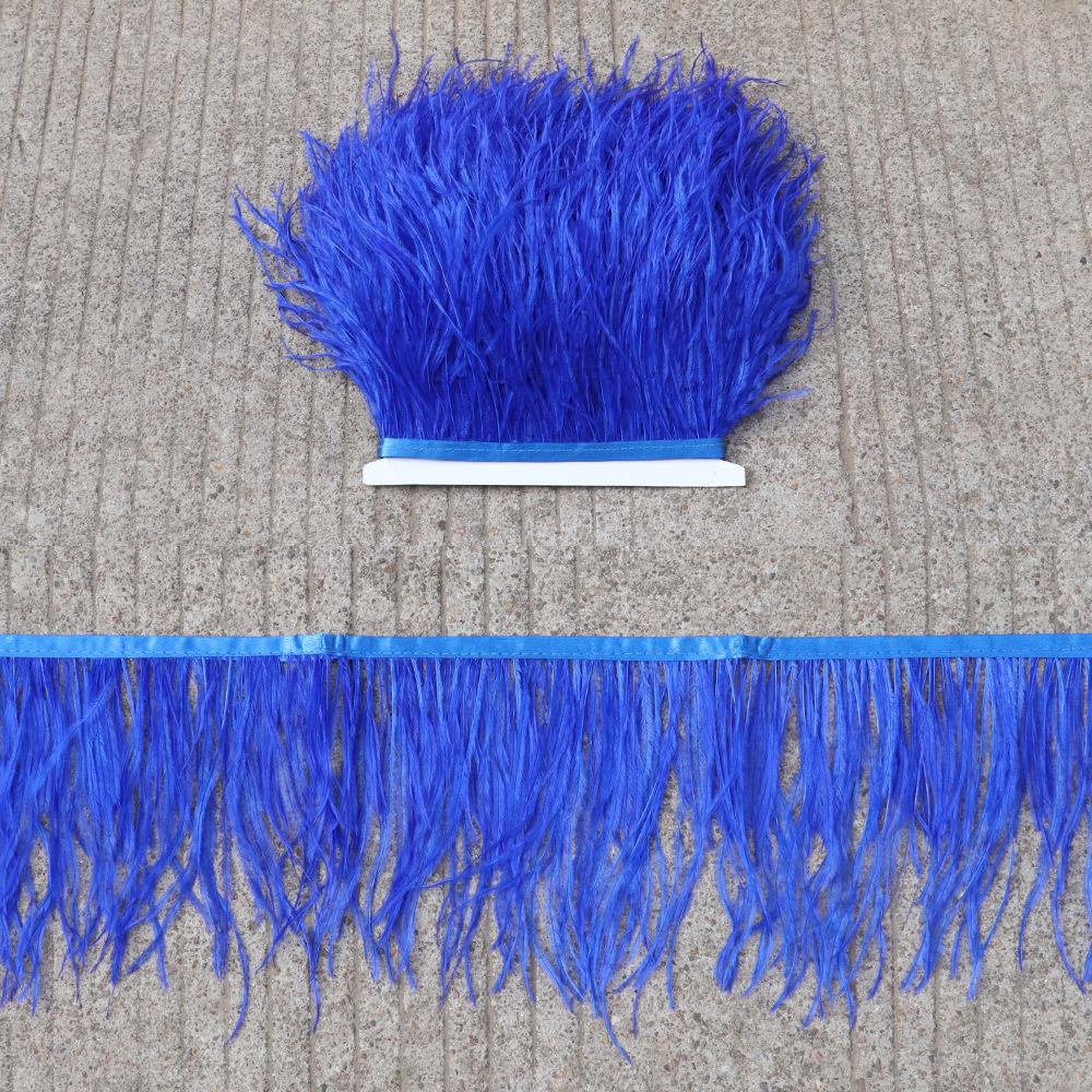 Thickened Encryption Ostrich Hair Cloth Edge 10-15Cm Feather Clothing Skirt Accessories