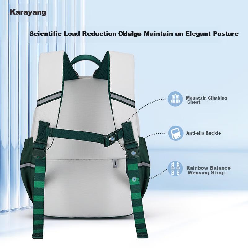 KALA·Y Backpack for Primary School Students, Ultra-Light Cloud Design, Reduced Burden for Outdoor Travel,