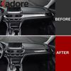 For Honda Accord 10th 2018     Carbon Fiber Interior Accessories Car Dashboard Central Control Panel Cover Trim