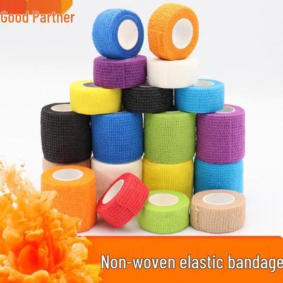 Non-Slip Elastic Tape: Embroidery & Tattoo Machine Grip, Sports Fixation, Self-Adhesive Bandage