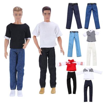 Mode Prinz Puppenzubehör Freizeitkleidung Männliche Puppenkleidung Bekleidungsset Puppenkleidung Outfit