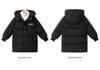 Mid-Length Children's Down Cotton Jacket - Warm, Thickened Outerwear for Boys and Girls