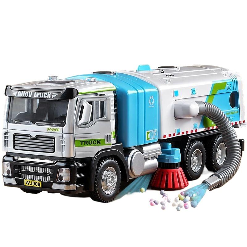 Legierung Sanitation Kehrmaschine Modell Simulation Staubsauger Junge Elektrisch Sound und Licht Universelles Spielzeugauto