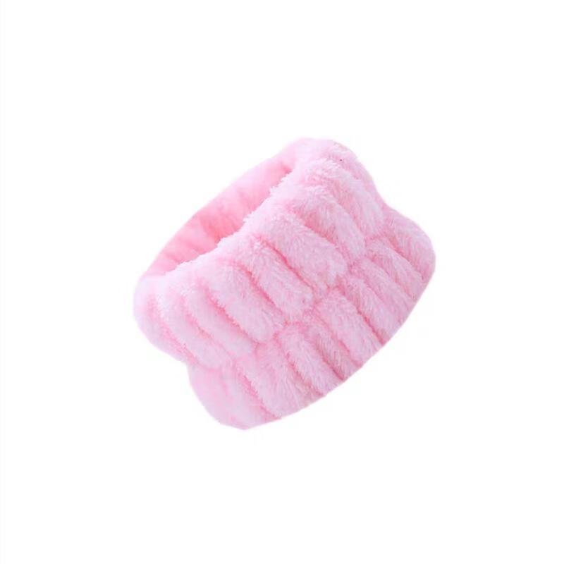 Coral Fleece Absorbent Hair & Wristband Set
