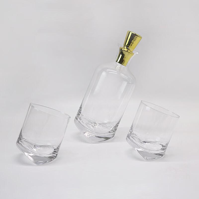 Crystal Glass Wine Decanter and Glass Set