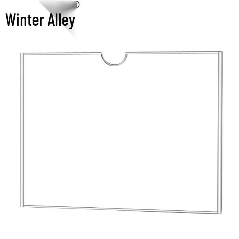Acrylic Desk Card Slot Photo Display