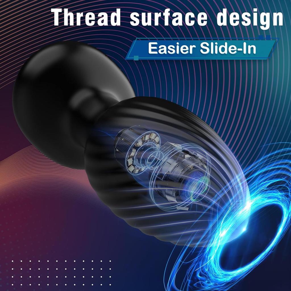 Adult Sex Toys for Men Prostate Massager - Games Vibrators Remote Control, Adult Toys Anal Plug Vibrating Butt Plug with 9 Vibrating Rotation Mode