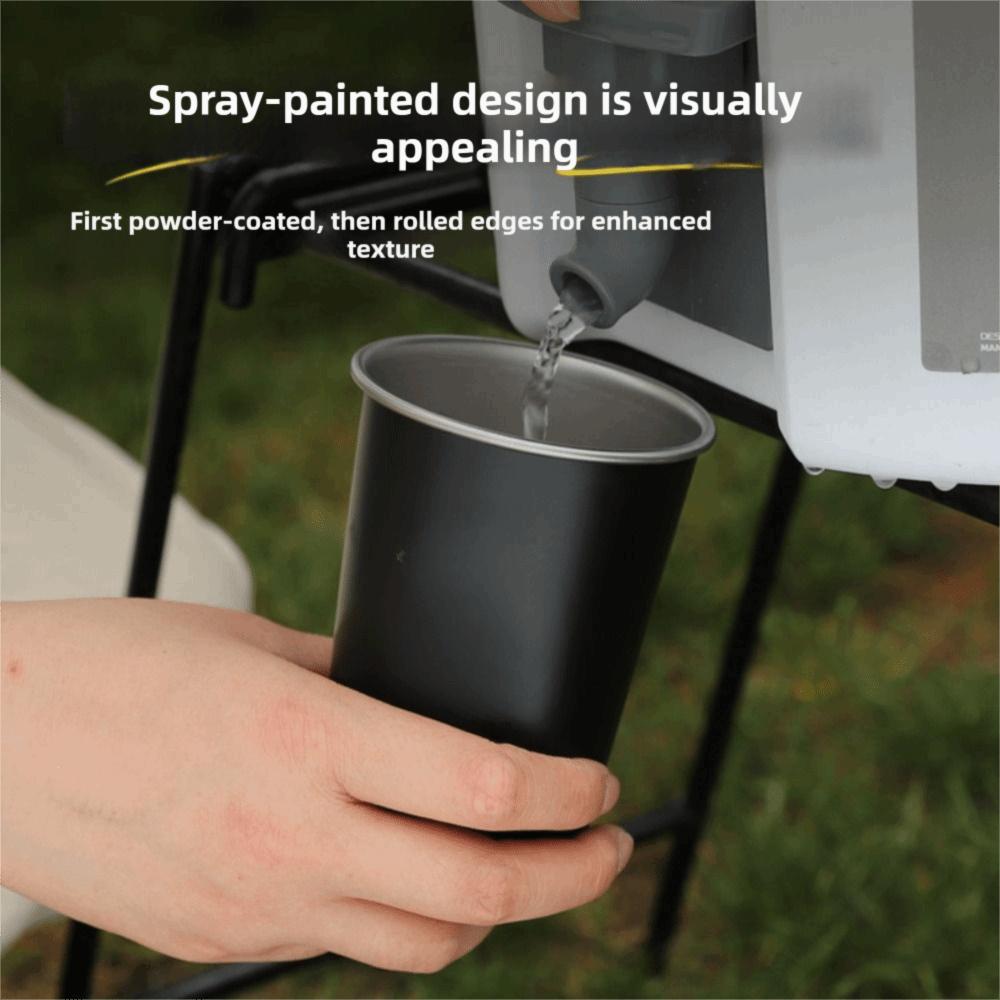350ML Capacity Stainless Steel Cup Wide Mouth Coffee Cup Portable Beer Cup Kitchen Use