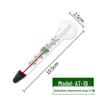 Glass Fish Tank Thermometer with Suction Cup for Accurate Water Temperature Measurement