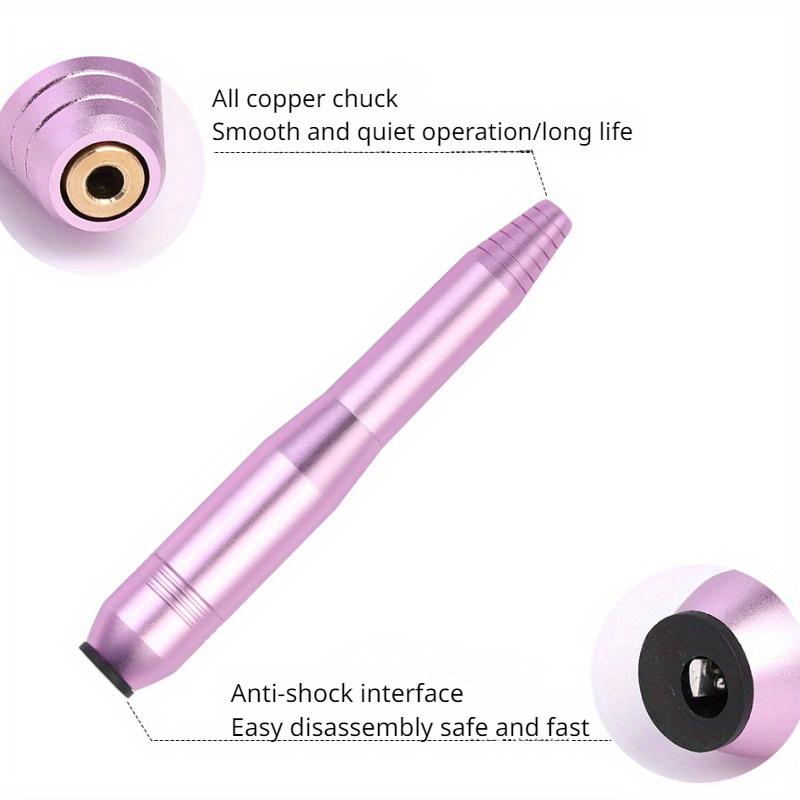 Electric Nail Drill Kit, Portable Electric Nail File for Acrylic Gel Nails, Professional Nail Drill Machine Efile Manicure Pedicure Tools