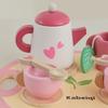 Child's Wooden Afternoon Tea Set: Pretend Play Toy for Social Skills