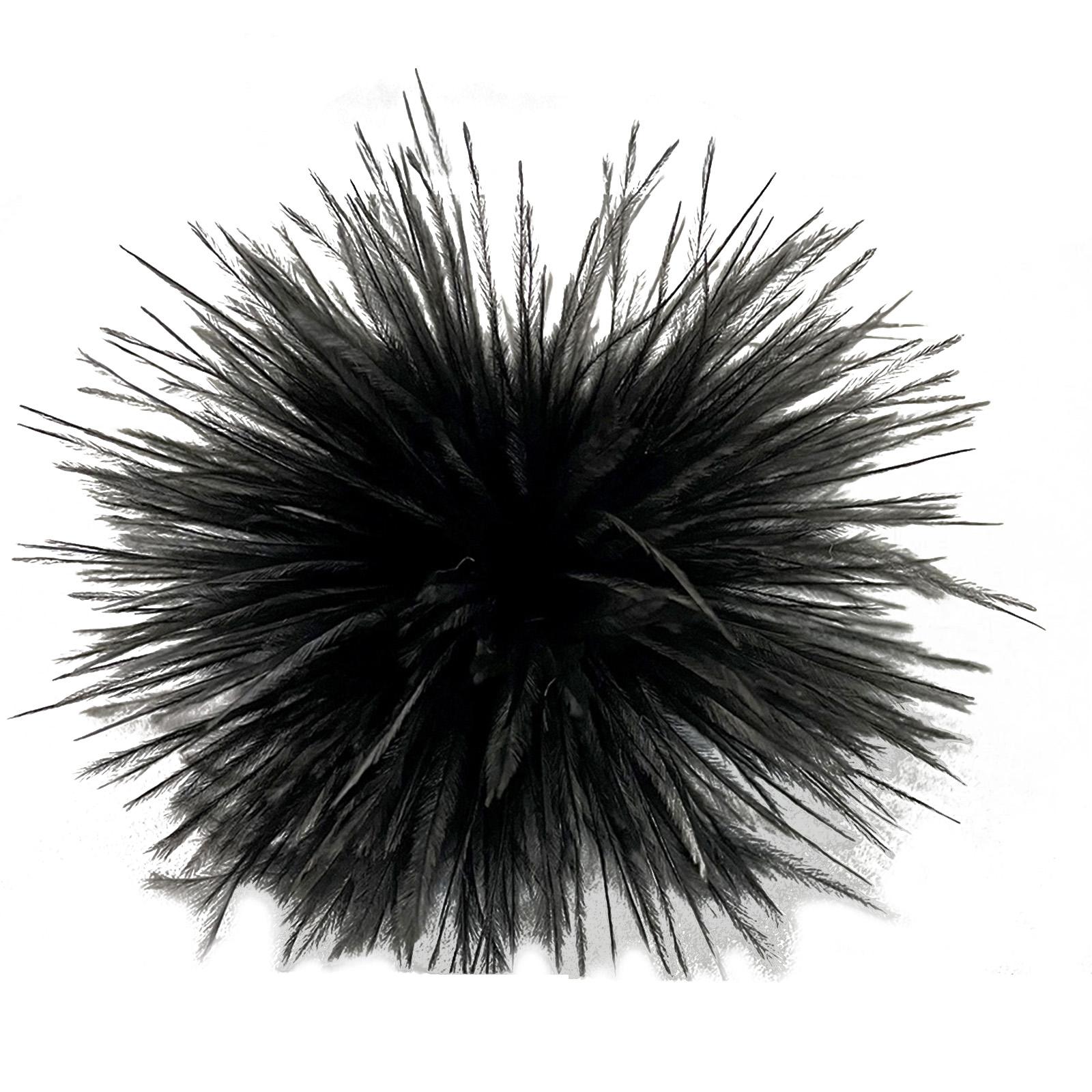 

Feather Brooch Women Fashion Lapel Pins Hair Hat Accessories Ostrich Feather Corsage Pin Feather Lapel Pins for Sweater