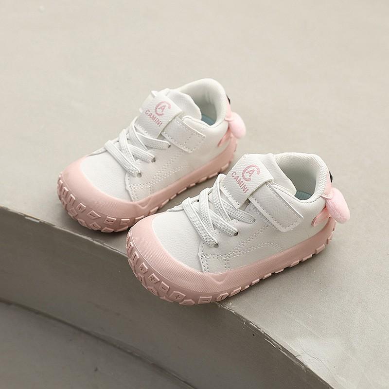 Zapatos para Caminar de Suela Blanda para Niños Pequeños Niños Niñas Parte Superior de PU Antideslizantes Deportivas Casuales Ligeros