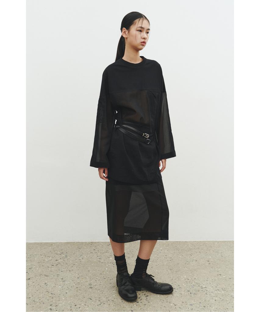 Recorde Layered Lining Sheer Skirt_Rqkas25542Bkx