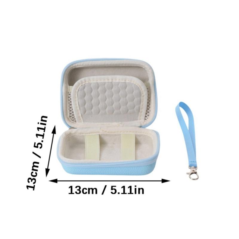 Waterproof EVA Hard Case For Cameras Headphones Charger Shockproof Travel Storage Organizers Bag With Inner Pockets