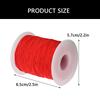 200 Yards Braided Cord Chinese Knot Cord Decorative Thread String Elastic Cord Packing String Bracelet Beading Thread