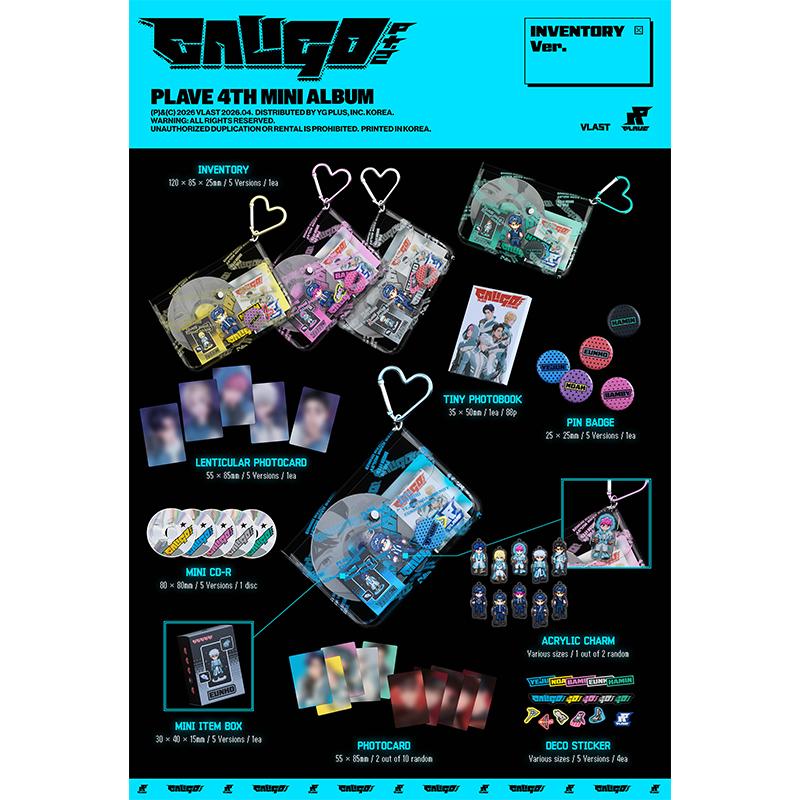 [Pre-order] PLAVE - 4th Mini Album [Caligo Pt.2] SET 4EA