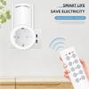 Wireless Smart Remote Control Power Outlet Light Switch Plug Socket Power Outlet Socket EU Plug with Remote Control