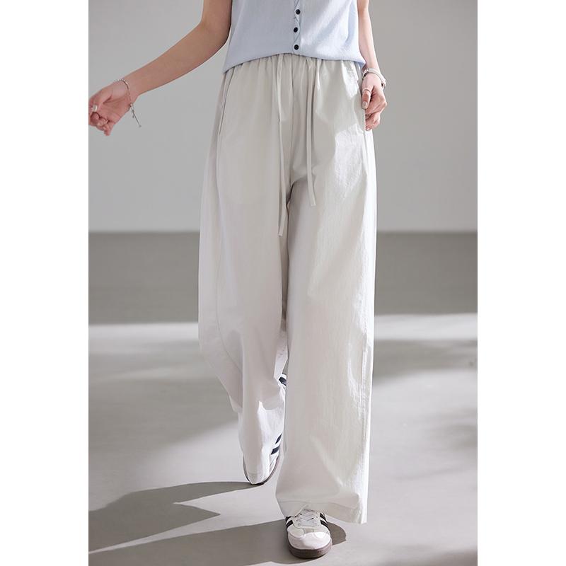 [Lightweight Summer] series of drooping casual style summer style slimming versatile basic quick drying women's pants