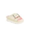 Women S caSual Two Block Fur Chunky SandalS lS59  5cm 