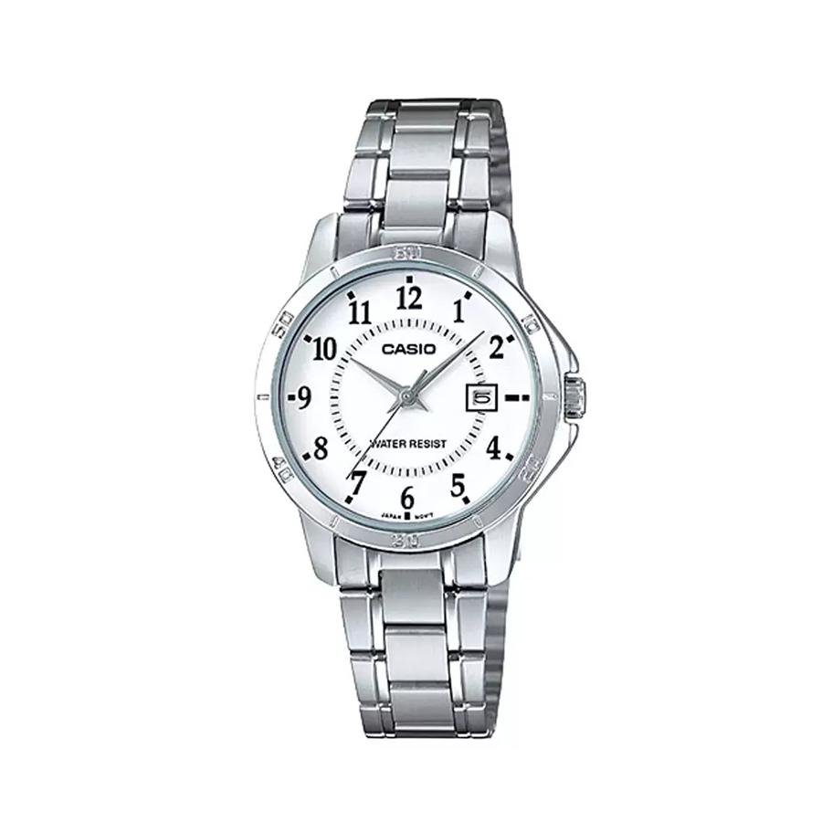 

Casio - Stainless Steel Case and Strap Men s Quartz Watch LTP-V004D-7B белый