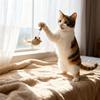 3pcs Hemp Rope Mouse Cat Toy Set Cat Interactive Toys Feather Bell Toy Durable Pet Supplies Puzzle Teasing Cat Interactive Toy
