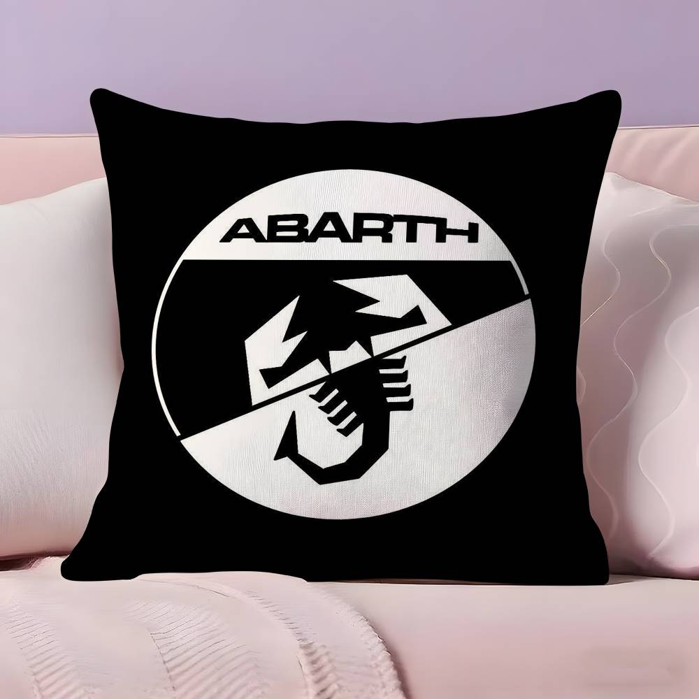 A-Abarth Scorpion Pillow Case Ultra Soft Skin Friendly Fabric Cloud Like Comfort & Concealed Zipper