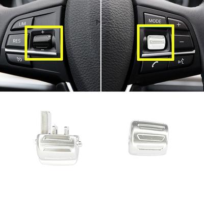 Silver For BMW 1 3 4 5 6 7 Series F10 F11 F20 F30 F34 F36 F07 F01 F02 Car Multi-function Steering Wheel Control Button
