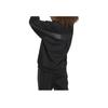 Adidas Solid Color Loose Fit Crew Neck Pullover Long Sleeve Sweatshirt Women Tops Black IK9888