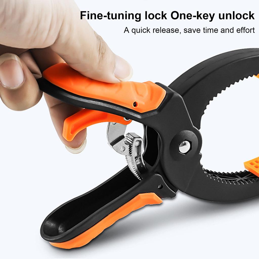 Plastic Spring Clamps 6/8inch Heavy Duty Clips Ratchet Clamps for Crafts Backdrop Stand Woodworking Photography Studios