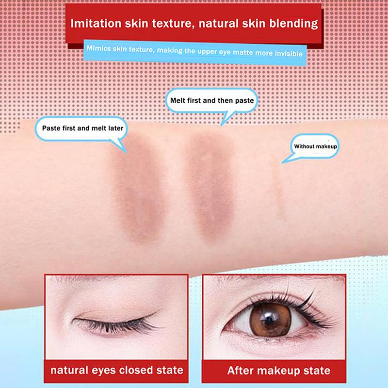 Rotolo di Nastro Rete in Pizzo Invisibile per Palpebre Adesivi Doppia Palpebra Lifting Naturale per Palpebre Monolide Incappucciate Strumento Trucco Durevole per Tutte le Occasioni