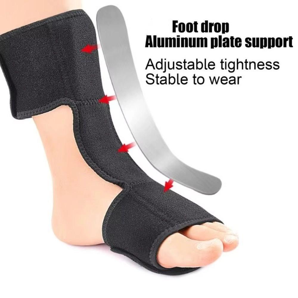 Elastic Dorsal Drop Foot Orthopedic Brace Adjustment Foot Drop Orthosis Foot Splint Brace  Unisex