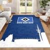 Hamburger SV Carpet Door Mat for Living Room or Bedroom Protective Mat Under Chair Office Decoration Christmas Gift Birthday Present