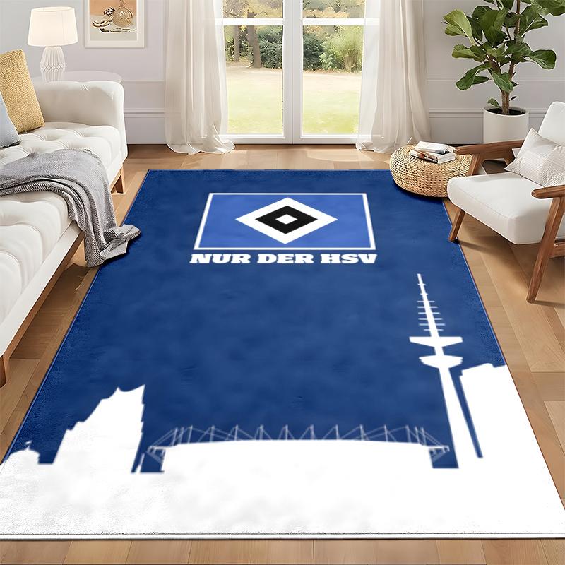 Hamburger SV Carpet Door Mat for Living Room or Bedroom Protective Mat Under Chair Office Decoration Christmas Gift Birthday Present