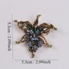 Medieval Orchid Corsage Retro Brooch Pin Heavy Industry Brooch Elegant French Niche Accessories