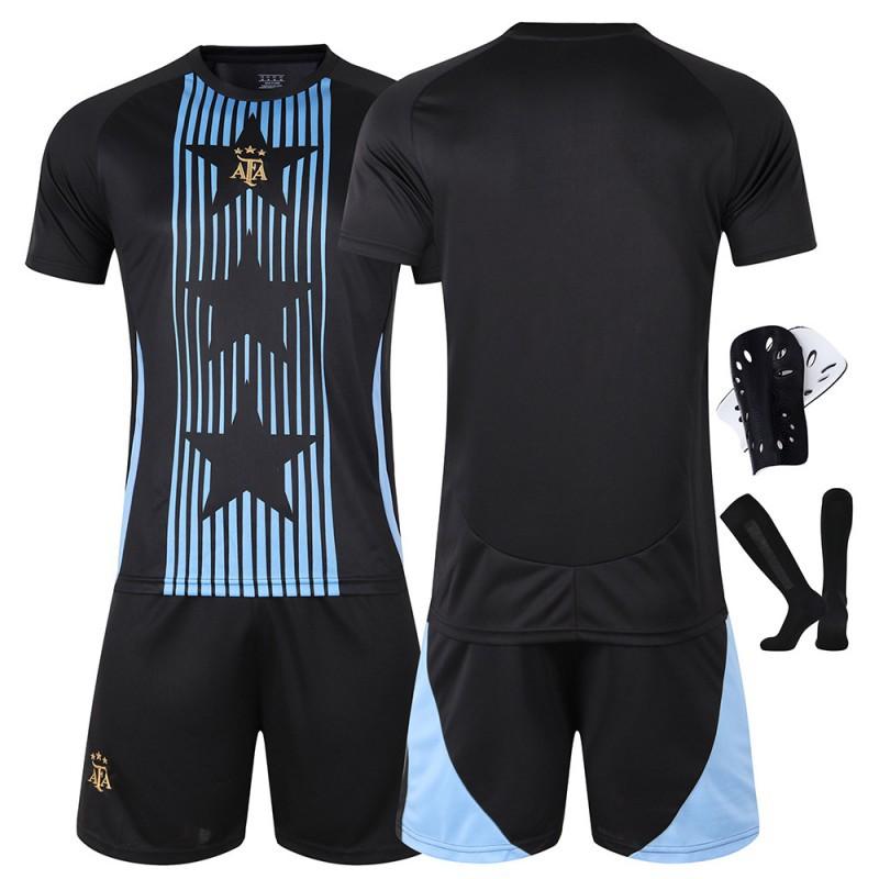 2425 Maglia da Calcio Argentina N.. 10 Messi 11 Di Maria Coppa America Set Maglia da Allenamento