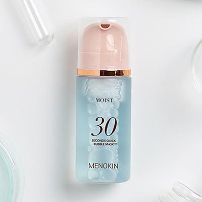 Menokin 30 Seconds Quick Bubble Mask Moist –95ml  Intensive Hydration & Radiance Care